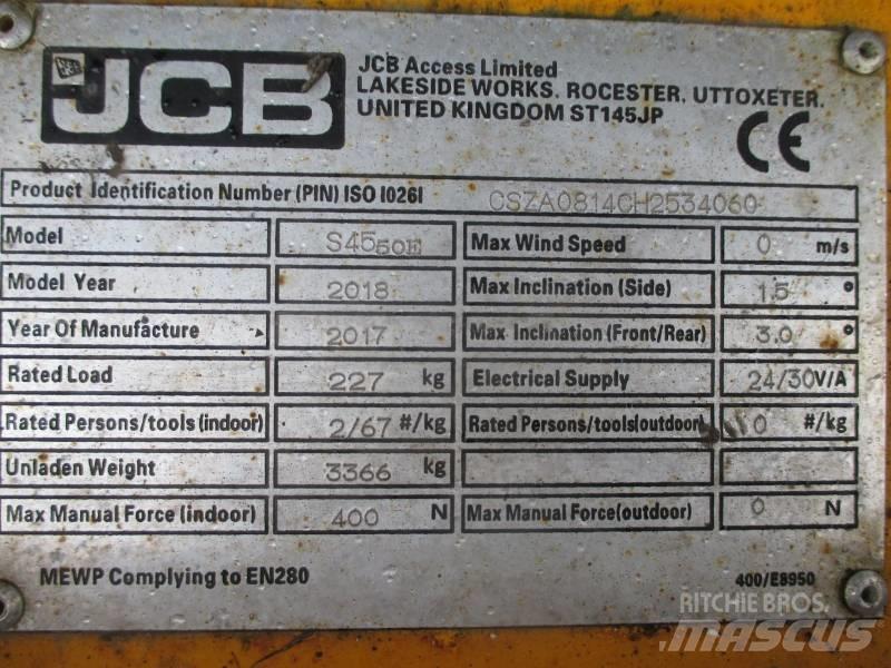 JCB S4550E Makazaste platforme