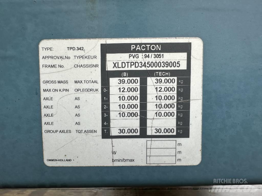 Pacton TPD 342 Poluprikolice sa otvorenim sandukom