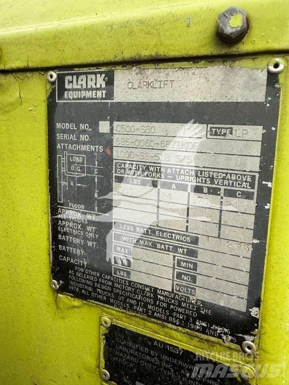 Clark C500S80 Dizelski viljuškari