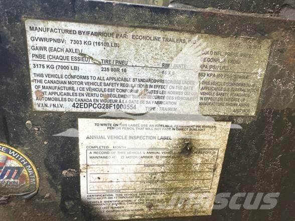 Econoline TAG Prikolice platforme/otvoreni sanduk