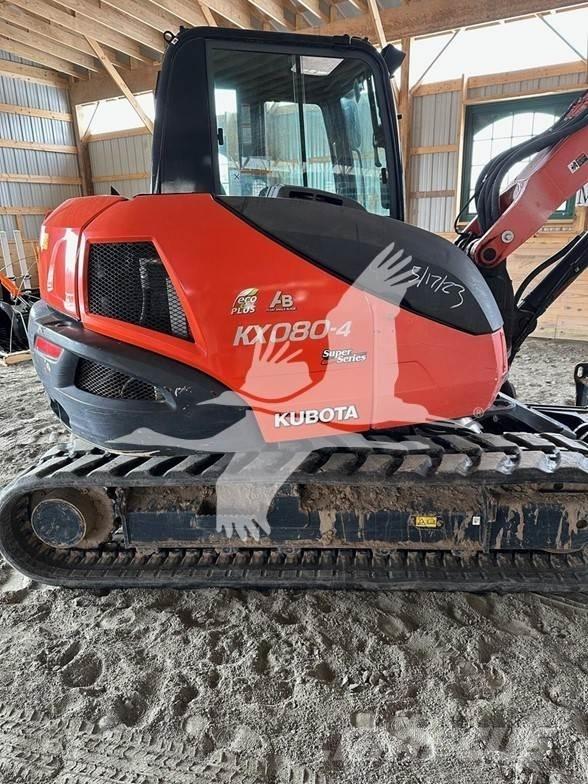 Kubota KX080-4 Bageri guseničari
