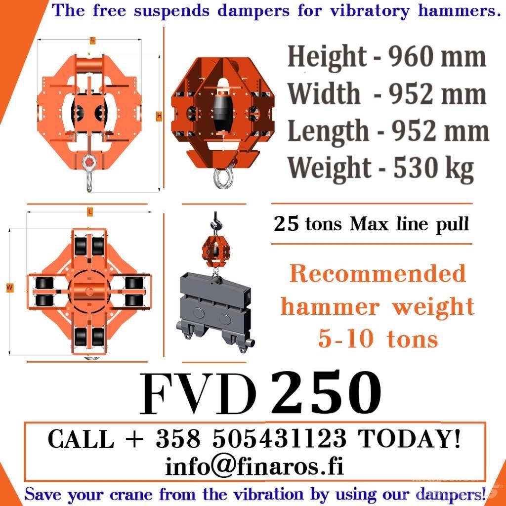  FVD 250 Vibracijoni zabijači stubova