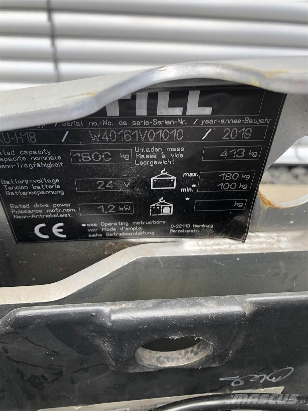 Still EXU-H18 Ručni električni viljuškar