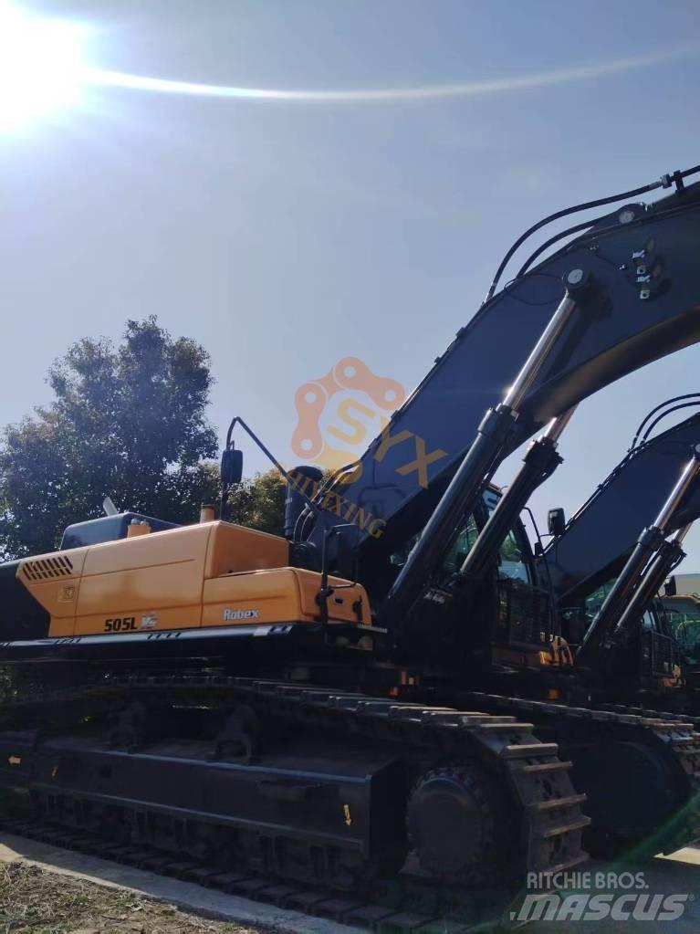 Hyundai R 505 L VS Bageri guseničari