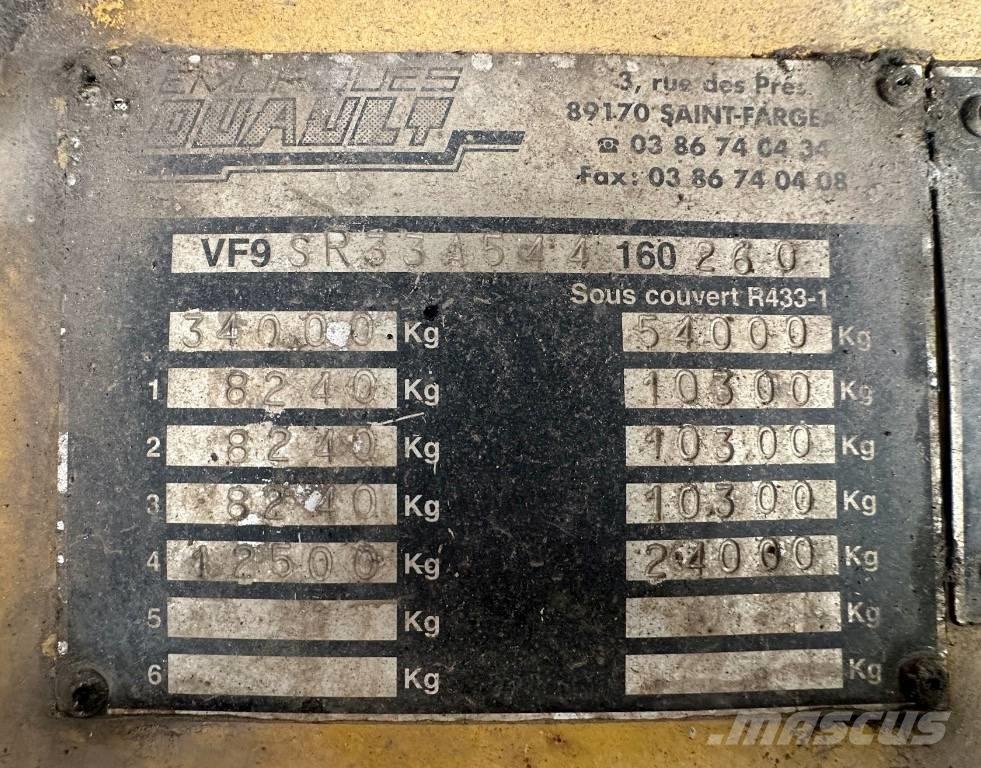 Louault SR33A Poluprikolice za autotransporter