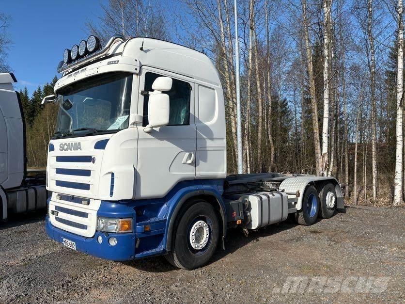 Scania R 480 Rol kiper kamioni sa kukom za podizanje tereta