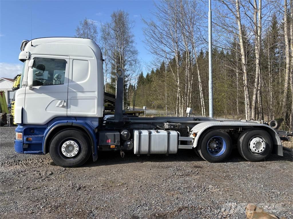 Scania R 480 Rol kiper kamioni sa kukom za podizanje tereta