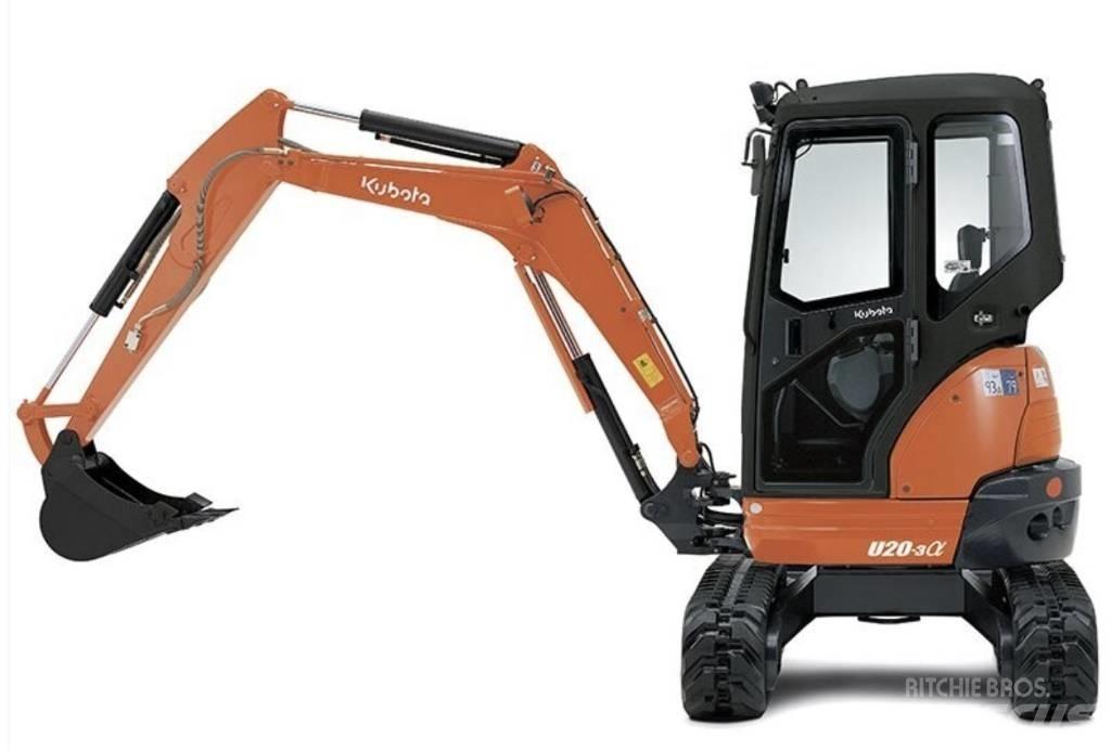 Kubota U 20-3 Mini bageri < 7t