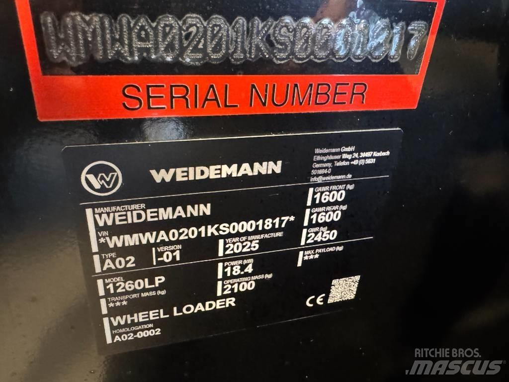 Weidemann 1260 LP Skid steer mini utovarivači