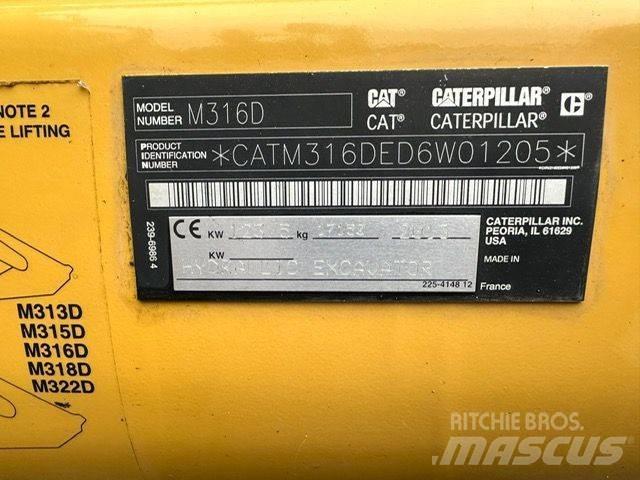 CAT CAT M316D Bageri točkaši