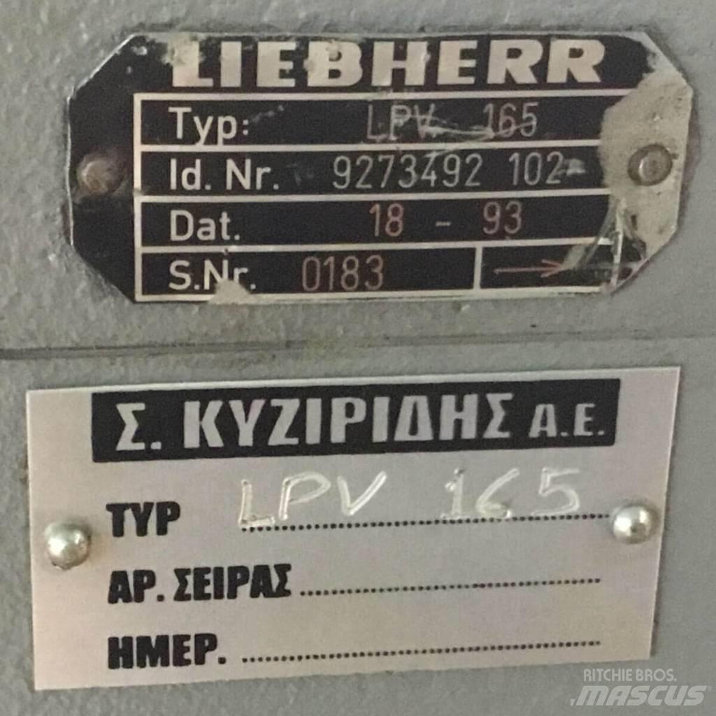 Liebherr LPV 165 Hidraulika