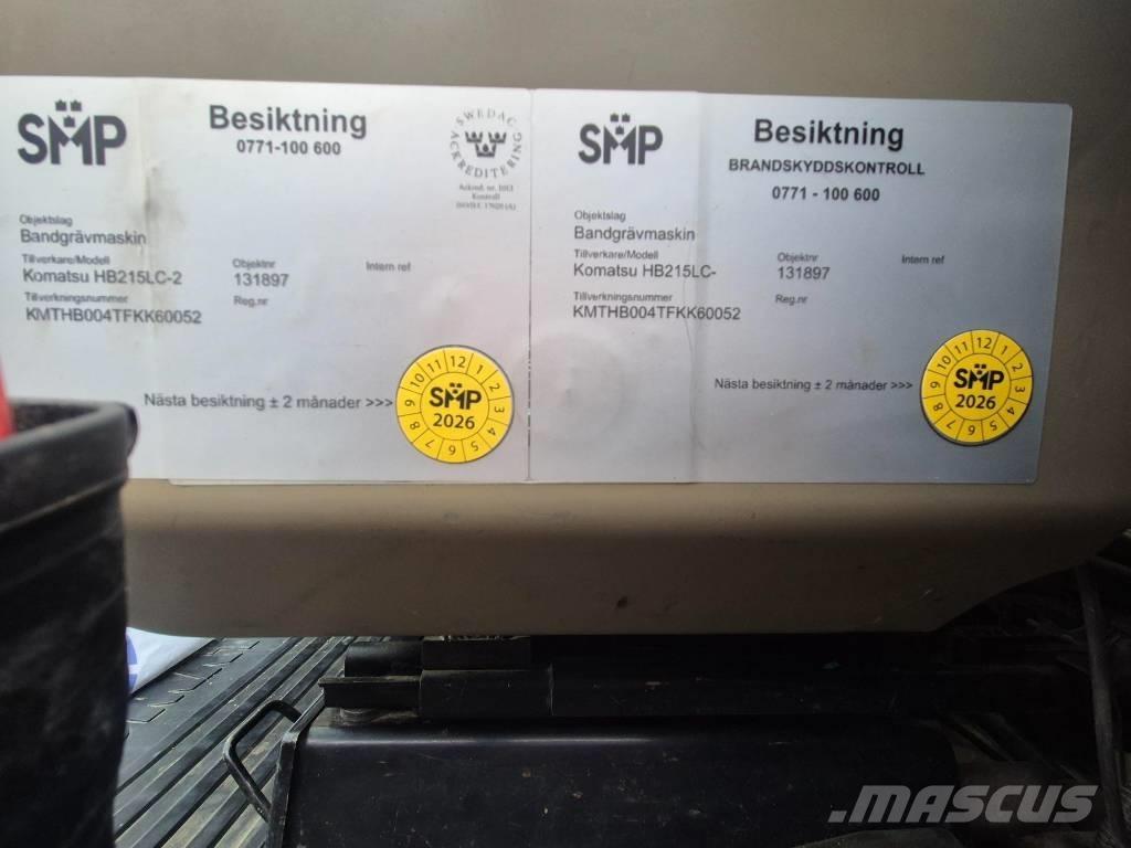 Komatsu HB215LC-2 Bageri guseničari
