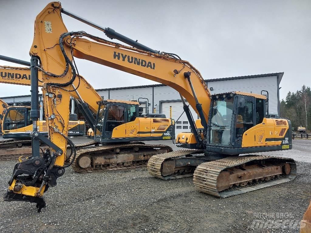 Hyundai HX 220 L Bageri guseničari