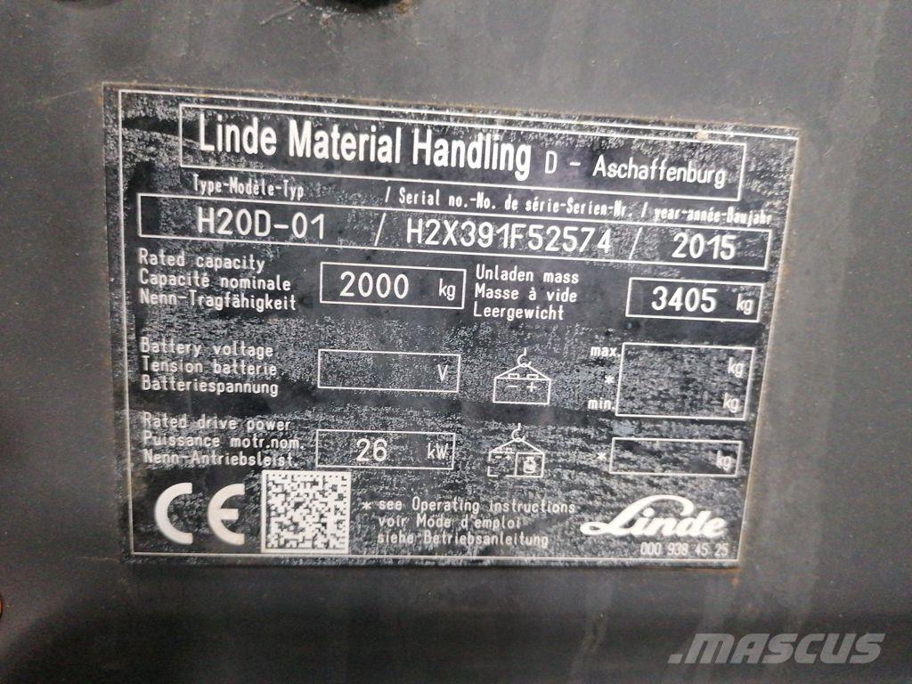 Linde H20D-01 Dizelski viljuškari