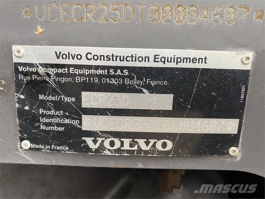 Volvo ECR25 Bageri točkaši