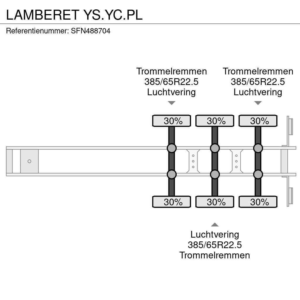 Lamberet YS.YC.PL Poluprikolice hladnjače