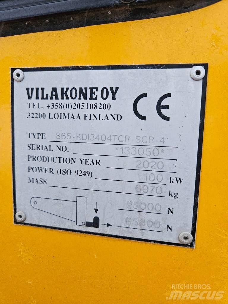 Wille 865 Pomoćne mašine