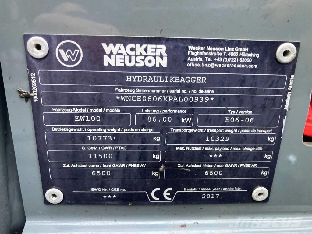 Wacker Neuson EW 100 Bageri točkaši