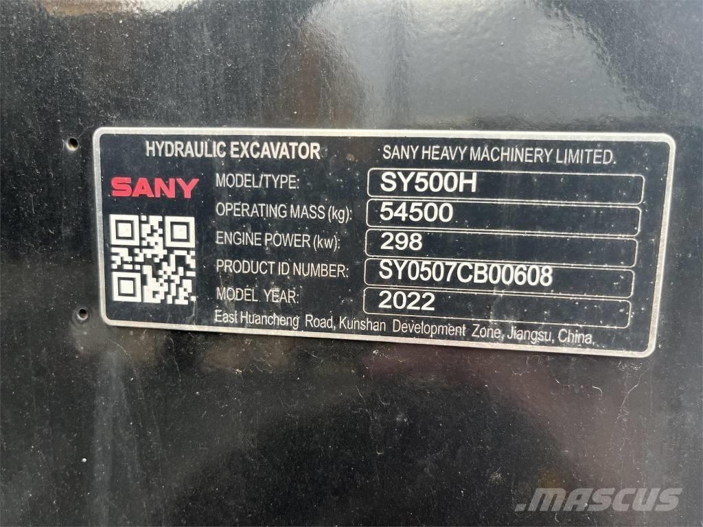 Sany SY 500 H Bageri guseničari
