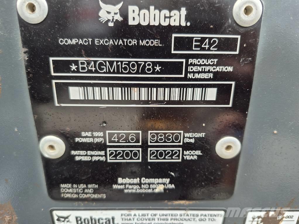 Bobcat E 42 Mini bageri < 7t