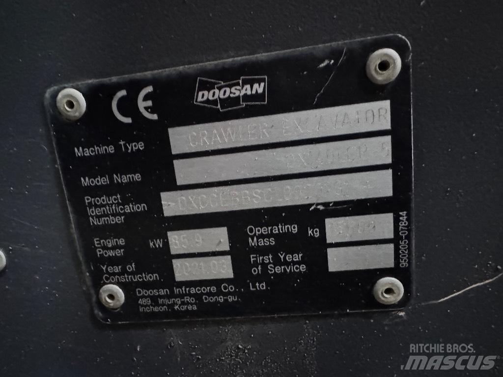Doosan DX 140 LCR-5 Bageri guseničari