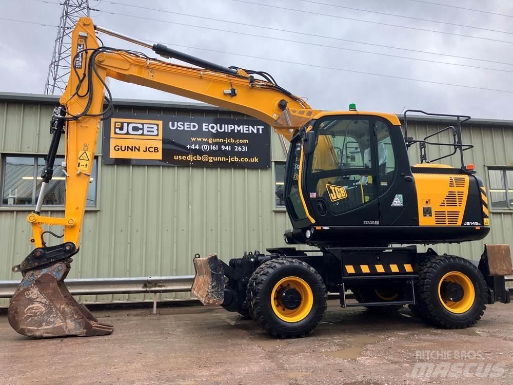 JCB JS145W Bageri točkaši