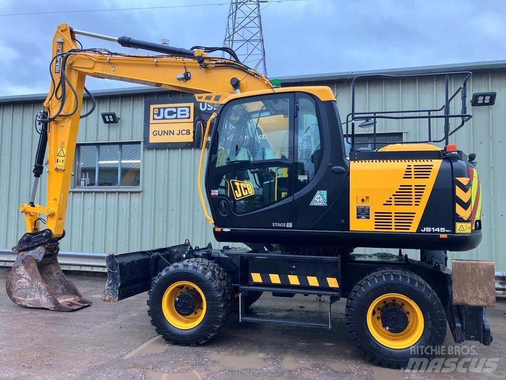 JCB JS145W Bageri točkaši