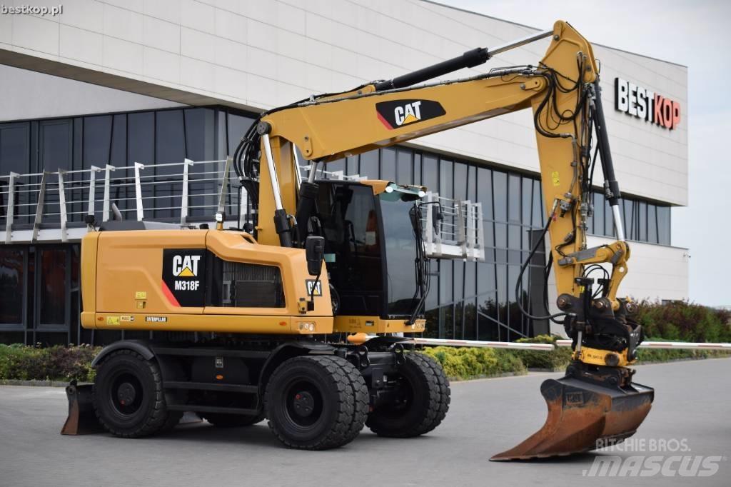 CAT M 318 F Bageri točkaši
