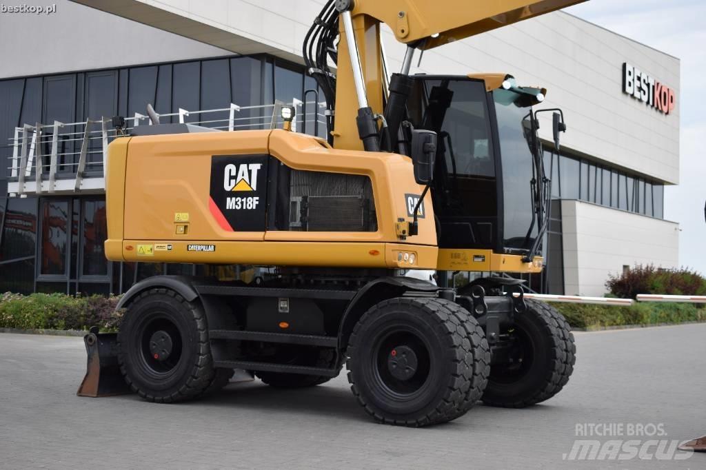 CAT M 318 F Bageri točkaši