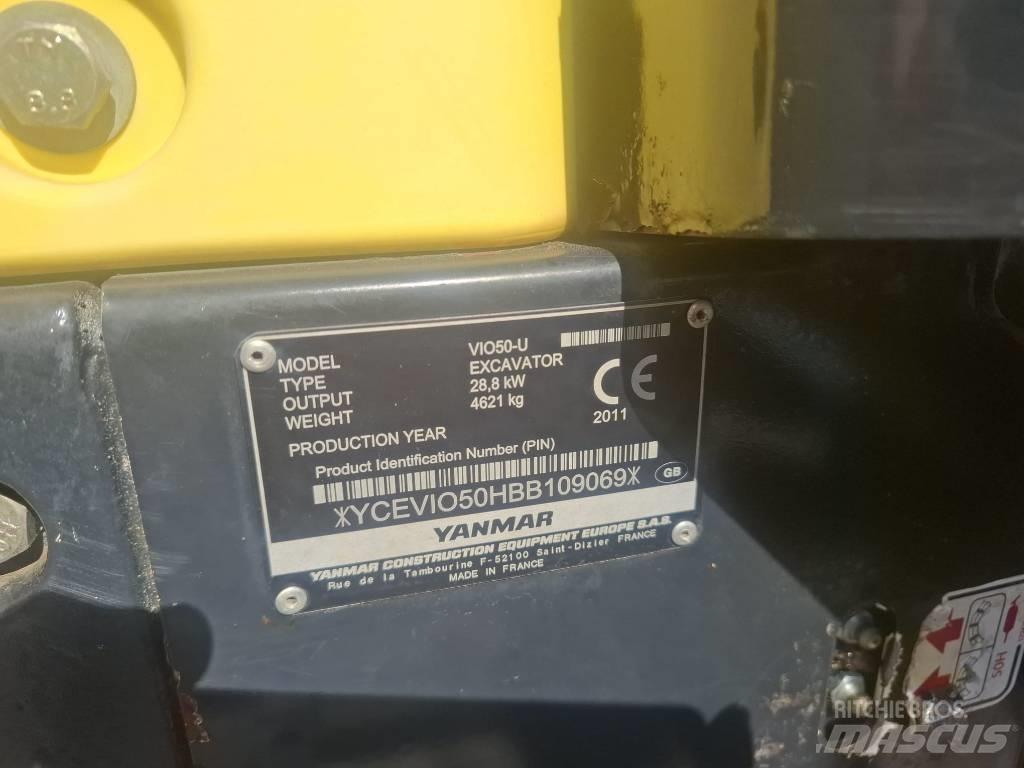 Yanmar Vio 50 U Mini bageri < 7t
