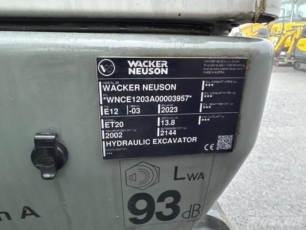 Wacker Neuson ET20 Bageri guseničari