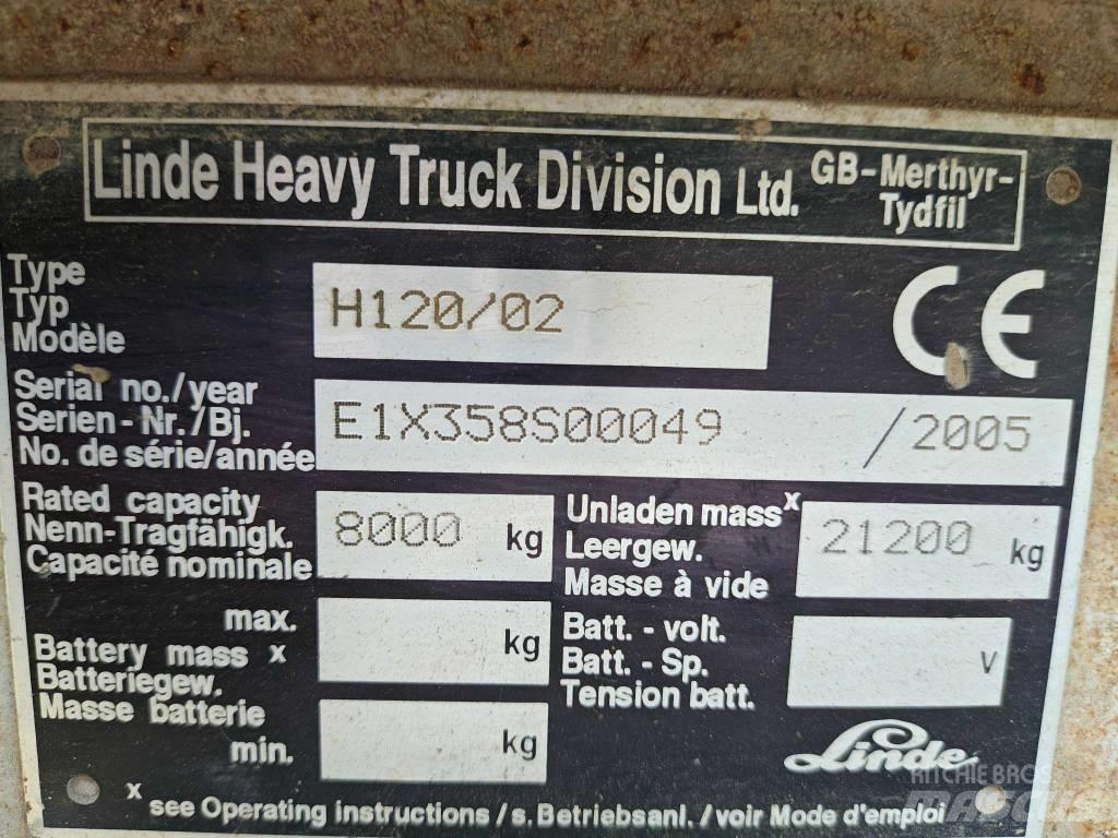 Linde H 120 Dizelski viljuškari