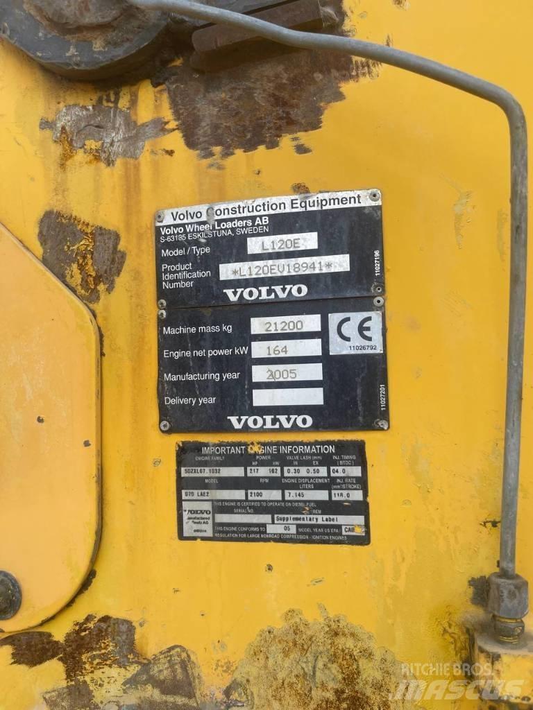Volvo L 120 E Utovarivači na točkove