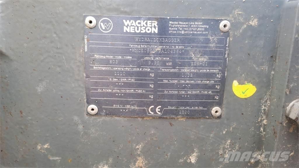 Wacker Neuson 803 Bageri guseničari