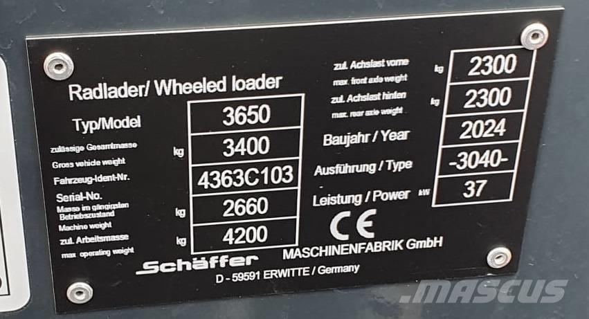 Schäffer 3650 Mini utovarivači