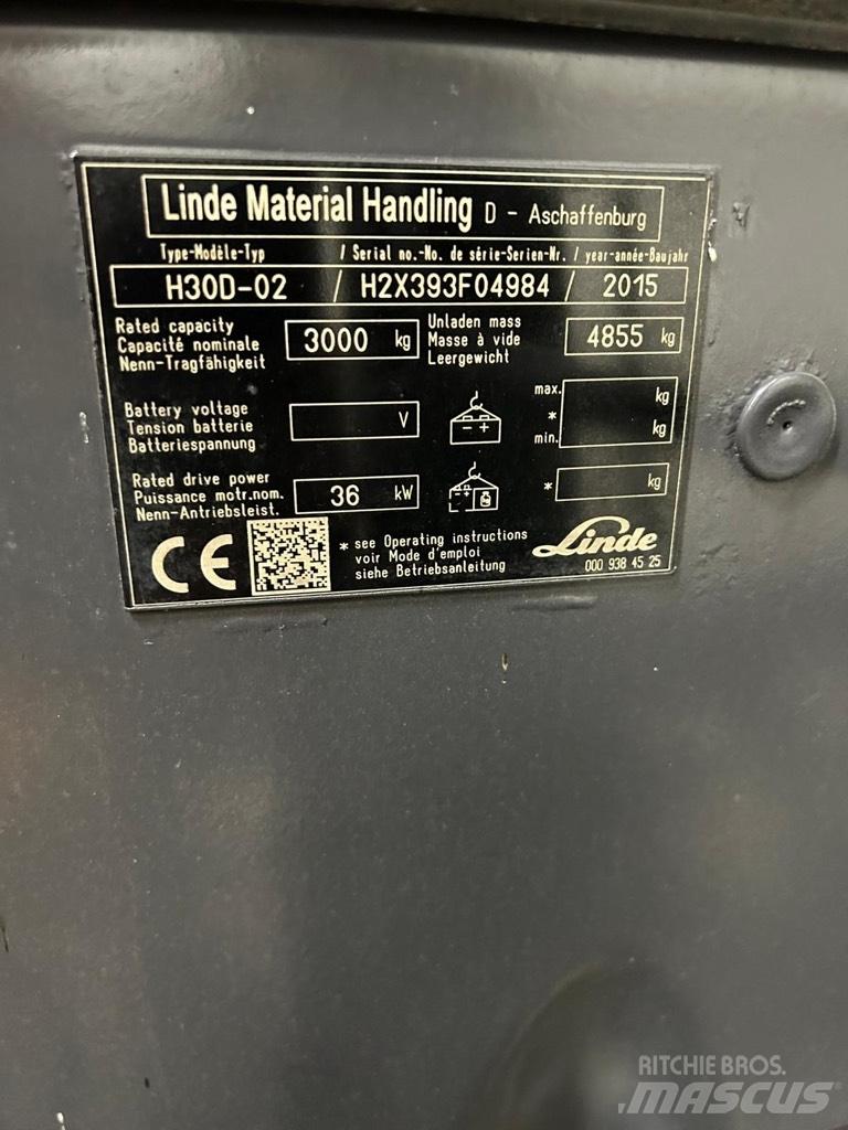 Linde H30D-02 EVO Dizelski viljuškari