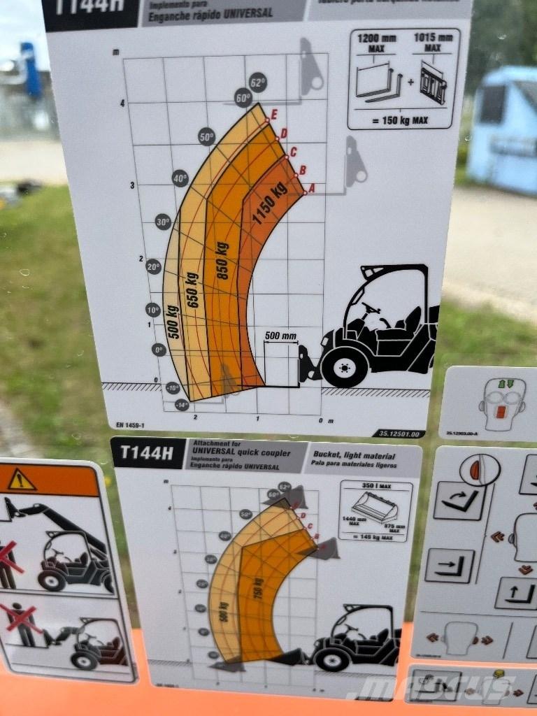 Ausa T 144 H Teleskopski viljuškari