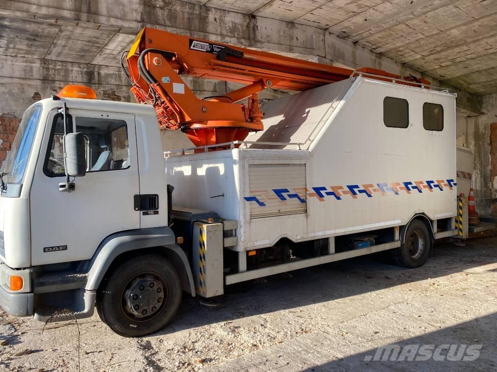 DAF AE55CE Vučne prikolice se podiznom košarom