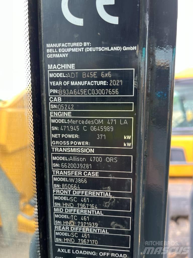 Bell B45E Zglobni damperi