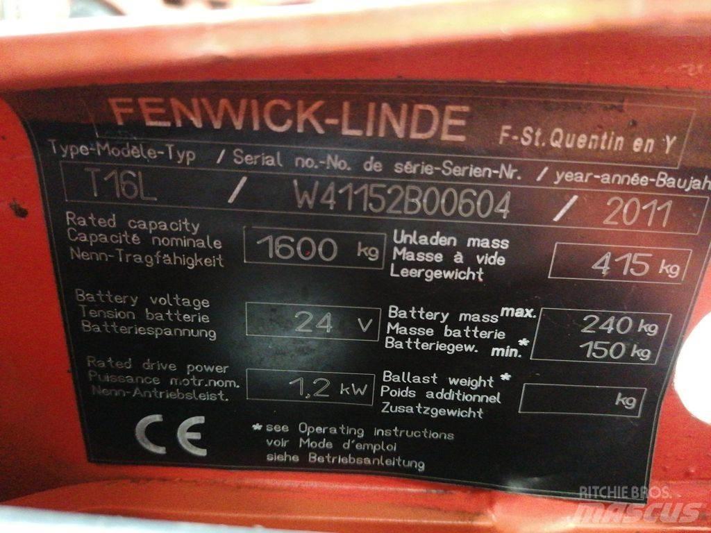 Linde T16L Nisko podizni električni viljuškar