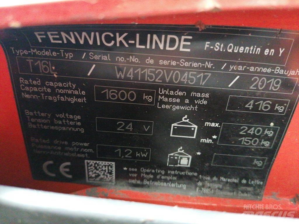Linde T16L Nisko podizni električni viljuškar