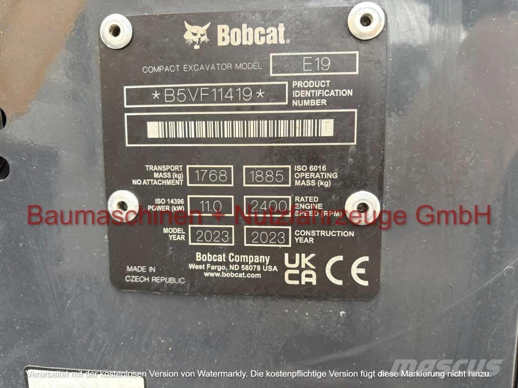 Bobcat E 19 Mini bageri < 7t