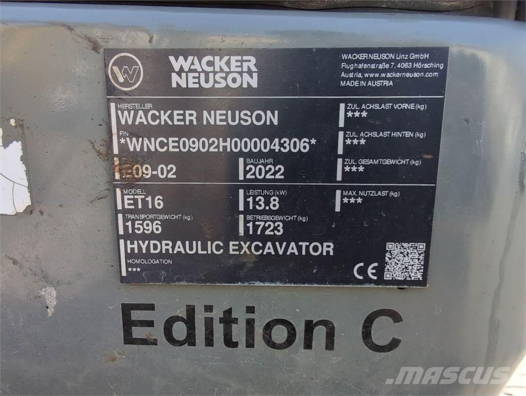 Wacker Neuson ET16 Bageri guseničari