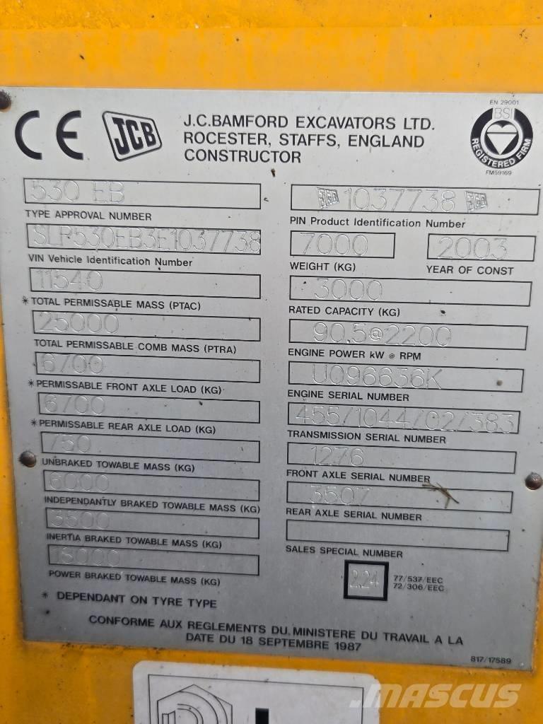 JCB 530 Teleskopski viljuškari