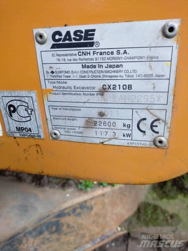 CASE 210 CX B Bageri guseničari
