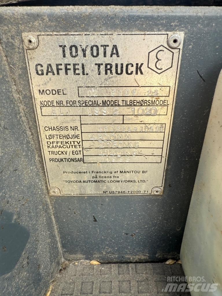 Toyota FD 25 Dizelski viljuškari