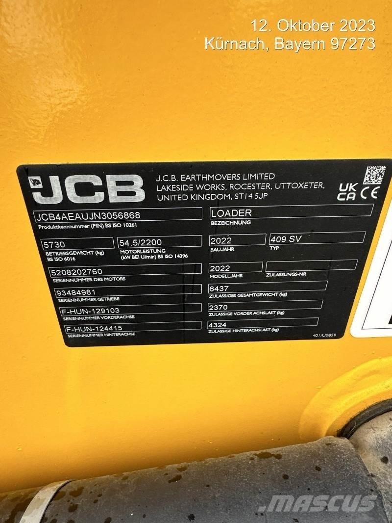 JCB 409 Utovarivači na točkove