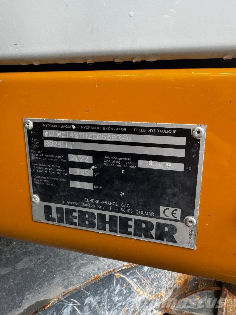 Liebherr R924 Bageri guseničari