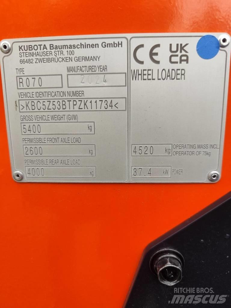 Kubota R 070 Utovarivači na točkove