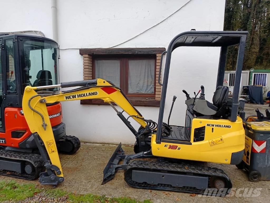 New Holland E 18 B Mini bageri < 7t